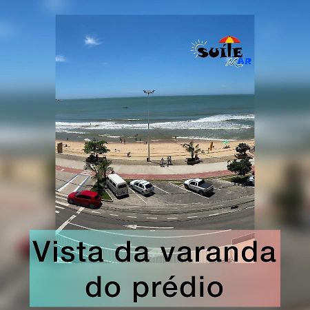 Suite Mar 210 - Economica E Compacta - Praia Do Morro - Predio Frente Mar Com Elevador, Atravessou A Avenida, Ja Esta Na Praia - Garagem - Internet Guarapari Eksteriør billede