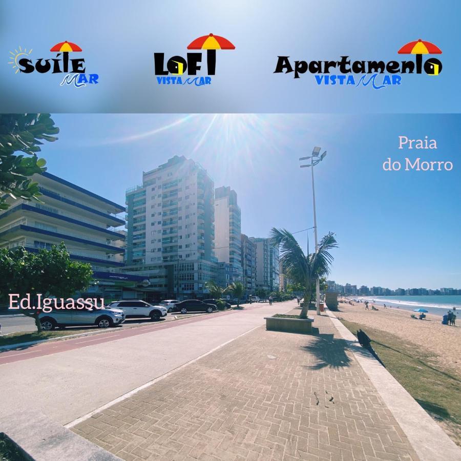 Suite Mar 210 - Economica E Compacta - Praia Do Morro - Predio Frente Mar Com Elevador, Atravessou A Avenida, Ja Esta Na Praia - Garagem - Internet Guarapari Eksteriør billede