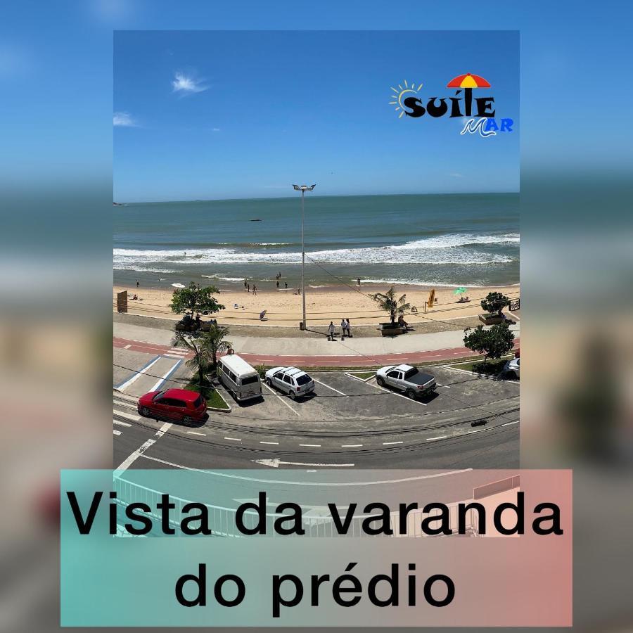 Suite Mar 210 - Economica E Compacta - Praia Do Morro - Predio Frente Mar Com Elevador, Atravessou A Avenida, Ja Esta Na Praia - Garagem - Internet Guarapari Eksteriør billede