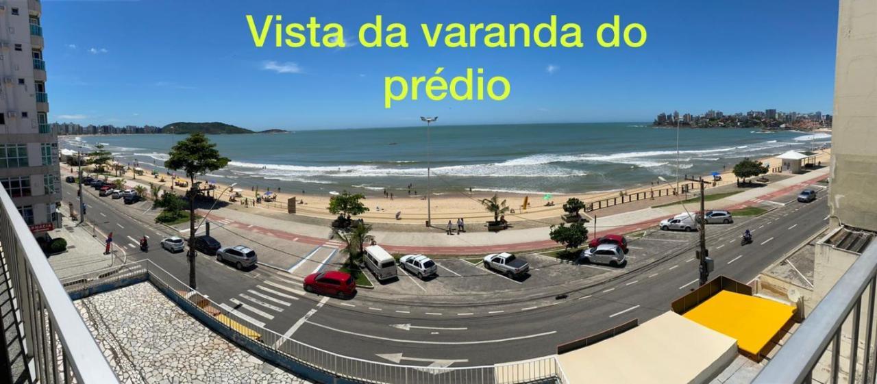 Suite Mar 210 - Economica E Compacta - Praia Do Morro - Predio Frente Mar Com Elevador, Atravessou A Avenida, Ja Esta Na Praia - Garagem - Internet Guarapari Eksteriør billede
