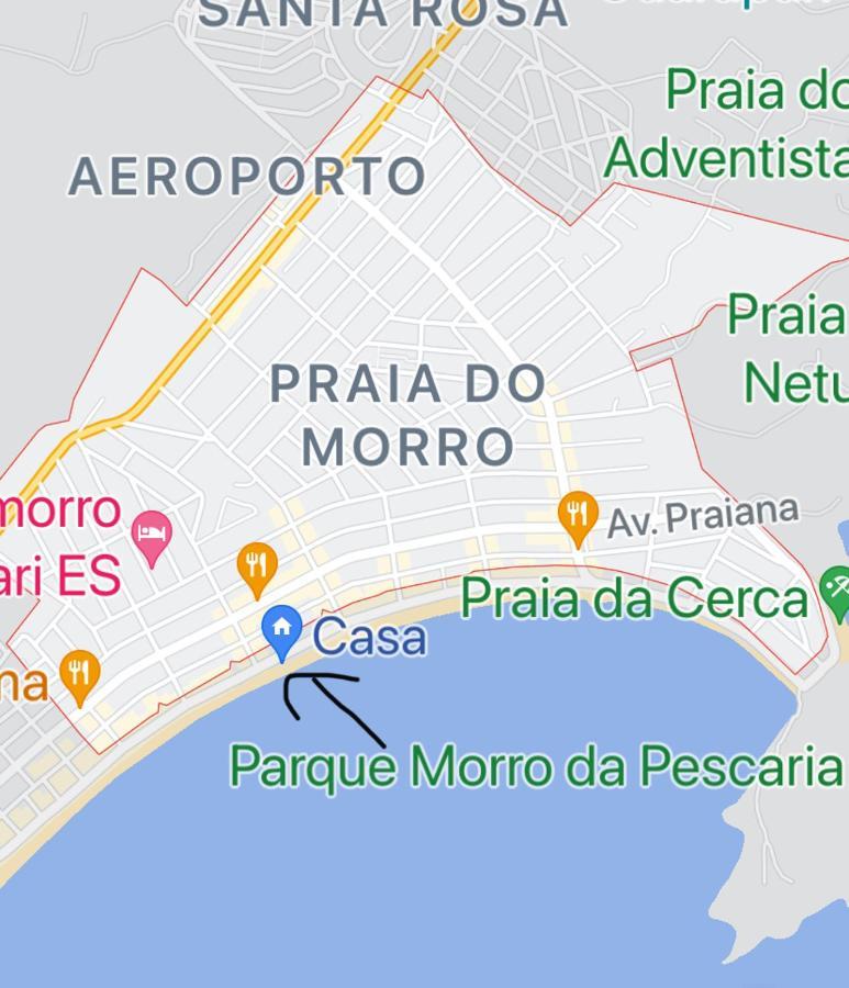 Suite Mar 210 - Economica E Compacta - Praia Do Morro - Predio Frente Mar Com Elevador, Atravessou A Avenida, Ja Esta Na Praia - Garagem - Internet Guarapari Eksteriør billede