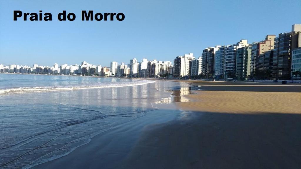 Suite Mar 210 - Economica E Compacta - Praia Do Morro - Predio Frente Mar Com Elevador, Atravessou A Avenida, Ja Esta Na Praia - Garagem - Internet Guarapari Eksteriør billede