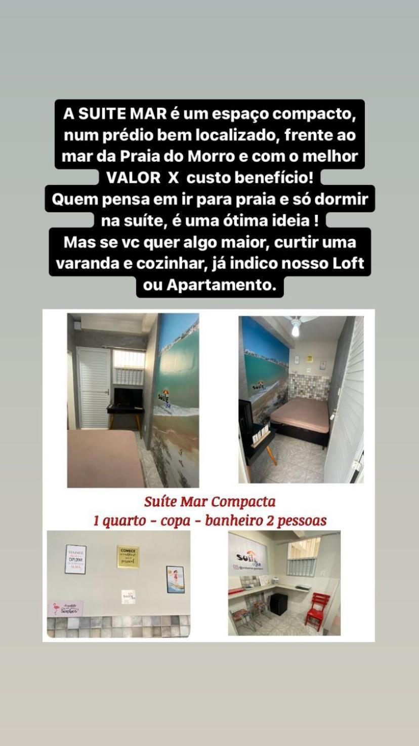 Suite Mar 210 - Economica E Compacta - Praia Do Morro - Predio Frente Mar Com Elevador, Atravessou A Avenida, Ja Esta Na Praia - Garagem - Internet Guarapari Eksteriør billede