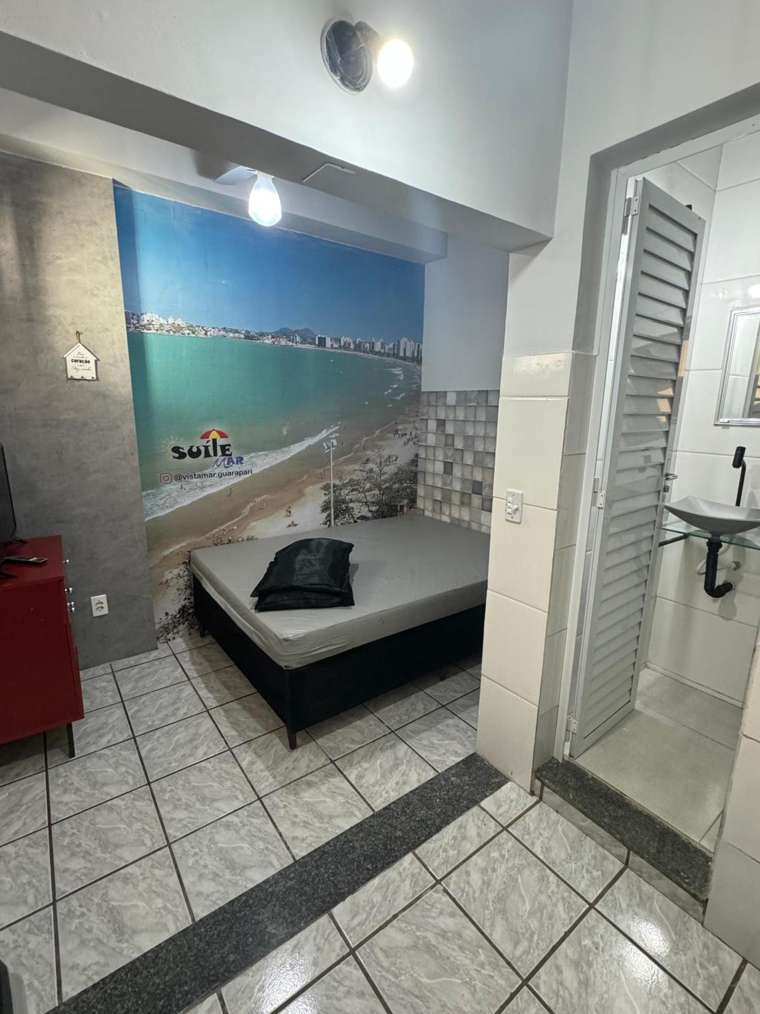 Suite Mar 210 - Economica E Compacta - Praia Do Morro - Predio Frente Mar Com Elevador, Atravessou A Avenida, Ja Esta Na Praia - Garagem - Internet Guarapari Eksteriør billede